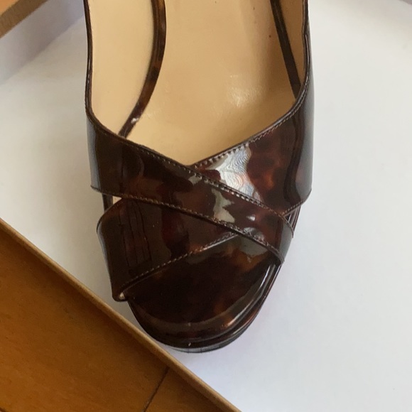 •Christian Louboutin• Sling Back Pumps 38 Tortoise - Picture 9 of 9